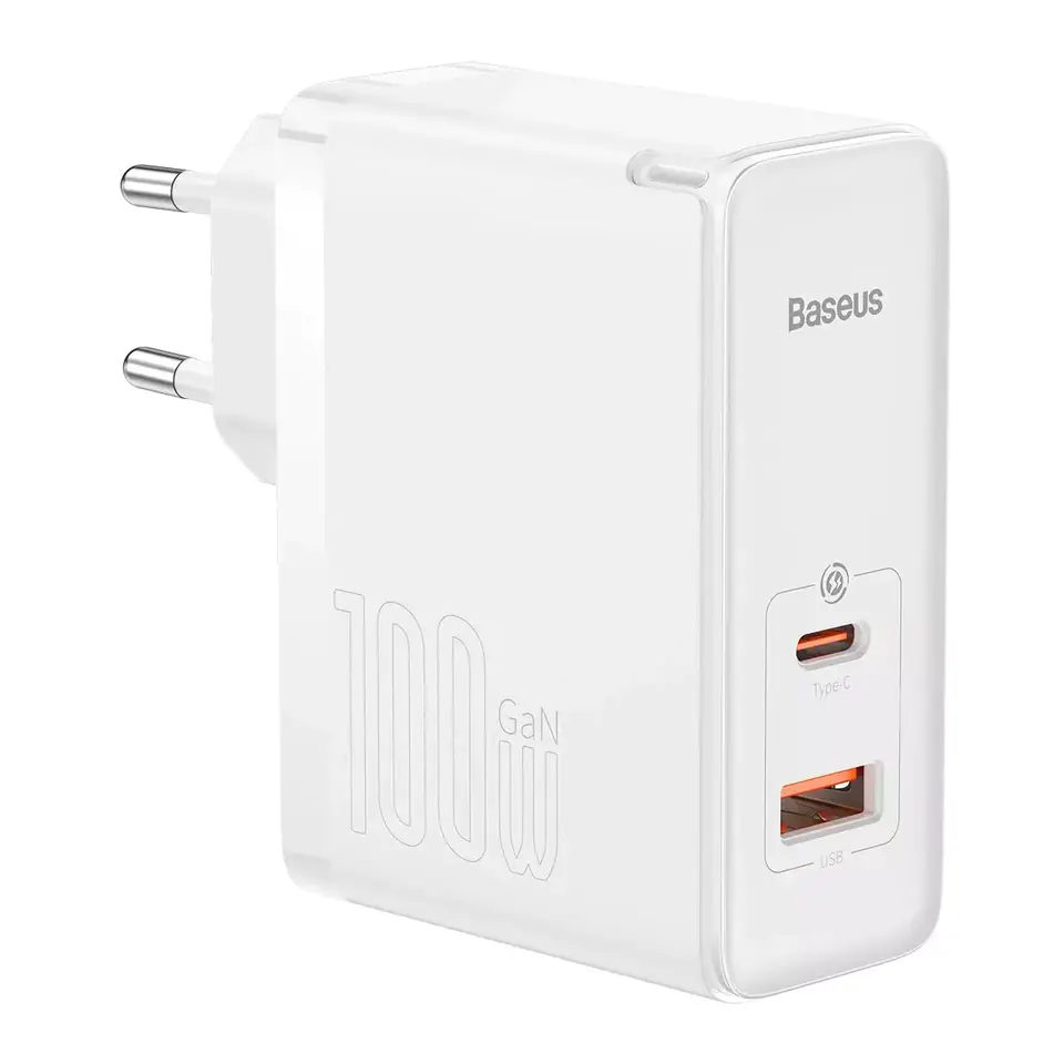 Compre Baseus Gan5 Pro eu Plug 100W Cargador Rápido Tipo de