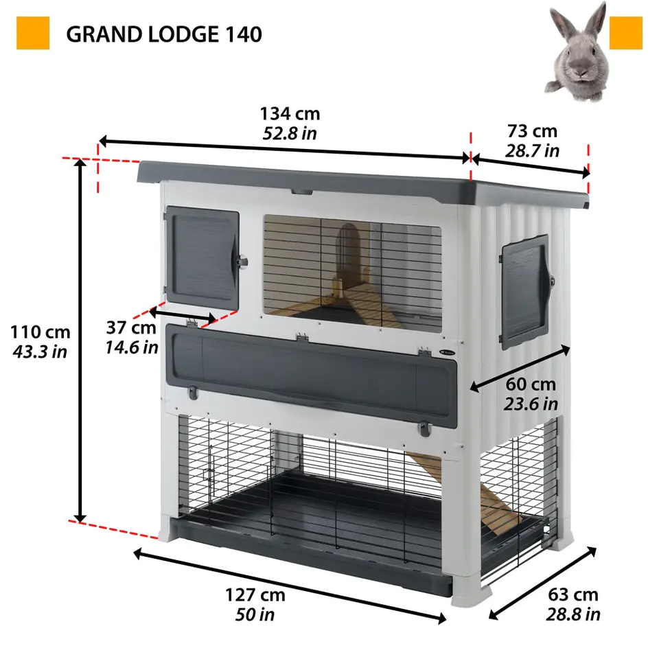 Ferplast 140 cage hot sale