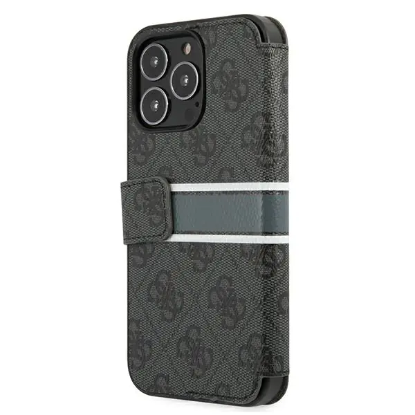 Guess GUBKP13L4GDGR iPhone 13 Pro / 13 6,1" szary/grey book 4G Stripe
