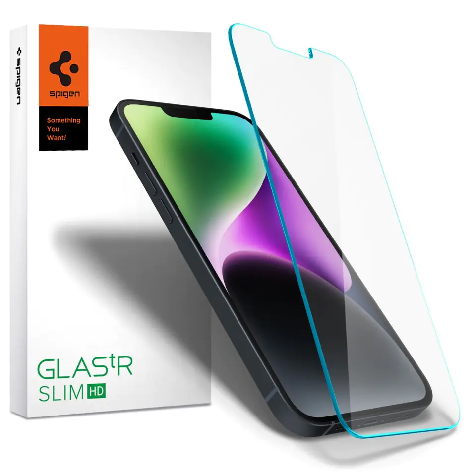 Spigen Glas.tR Slim iPhone 14 Pro Tempered Glass Screen Protector