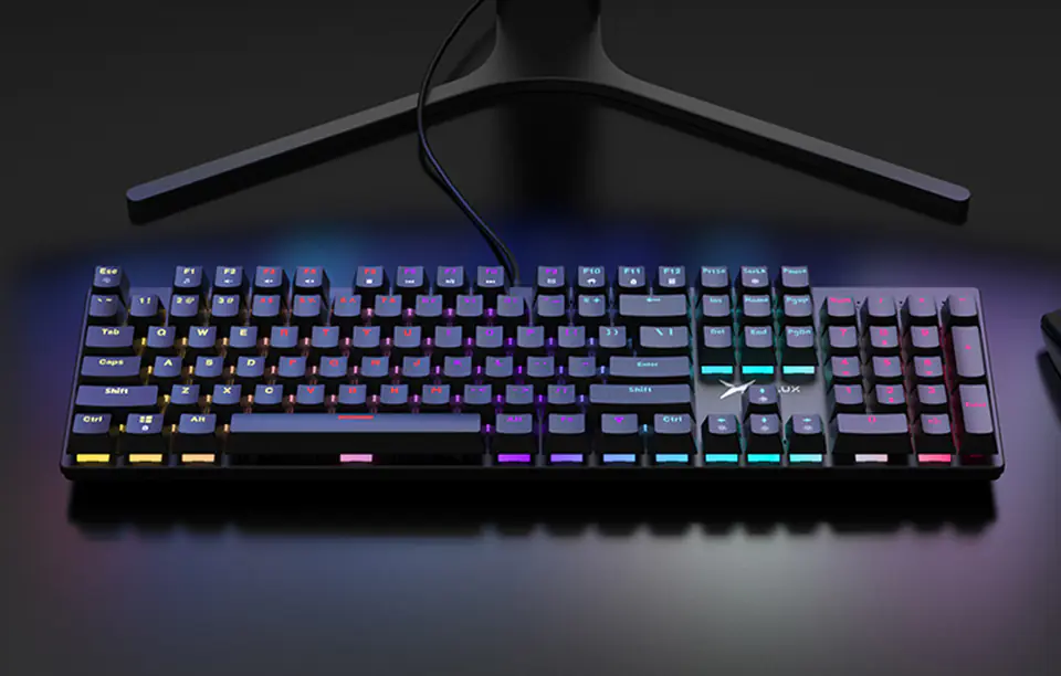 Delux KM55 RGB Gaming Keyboard (Black)