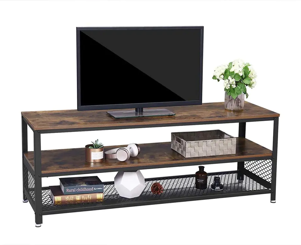 TV bench bench table Rustic Industrial 140x40x52 cm VASAGLE Wasserman.eu
