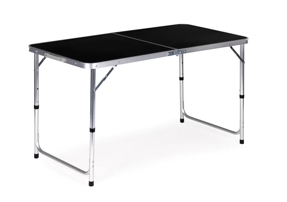 Tourist table, folding table camping black