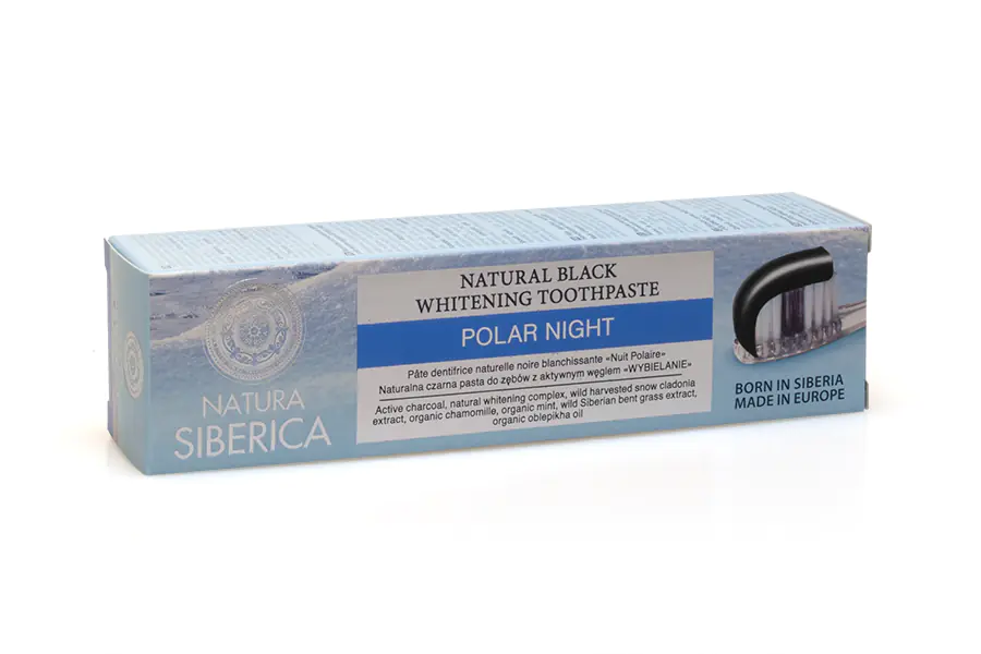 Natural Whitening Black Toothpaste Polar Night, 100g - Natura Siberica ...