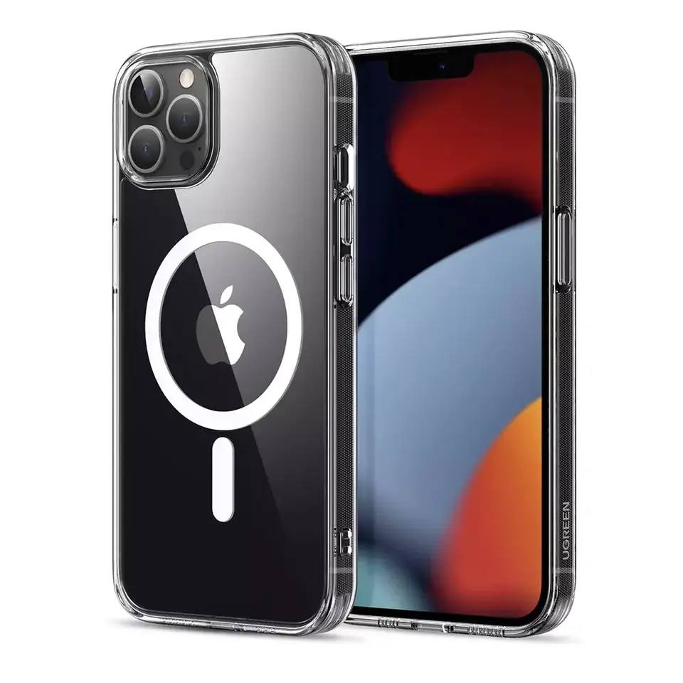 Ugreen Protective Magnetic Case Gel Magnetic Case for iPhone 13 Pro  Transparent (MagSafe Compatible) 90132