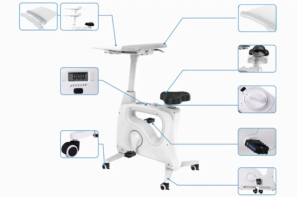 Rower treningowy z pulpitem Spacetronik Workbike