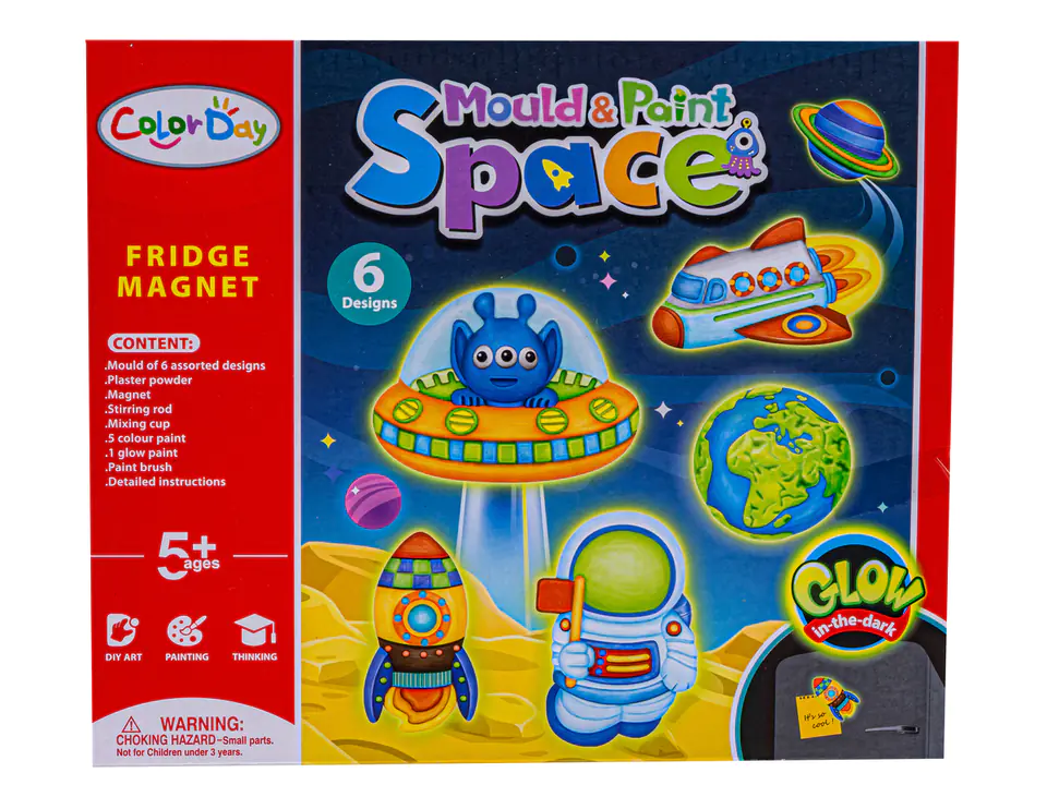 Kreatywny Zestaw Stwórz Magnes, Odlew DIY KOSMOS Zrób To Sam