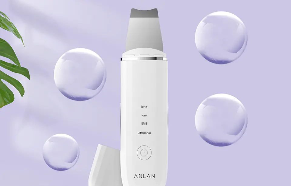 Peeling kawitacyjny ANLAN ALCPJ07-02 (biały)