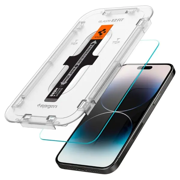 Spigen Glas.TR EZ Fit - Tempered Glass iPhone 13 / iPhone 13 Pro (Clear)   Cases and Glass \ Apple \ iPhone \ iPhone 13 \ Szkło do iPhone 13 Cases and