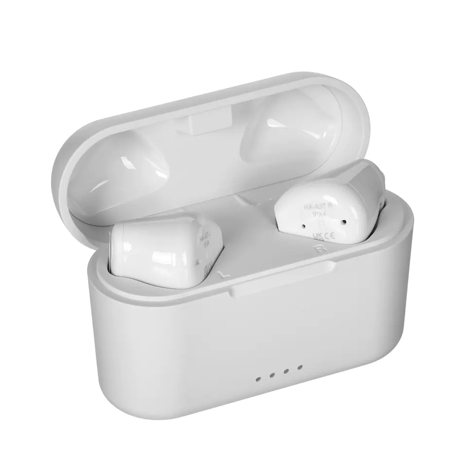 JVC HA-A3T True Wireless Bluetooth Earpods, White