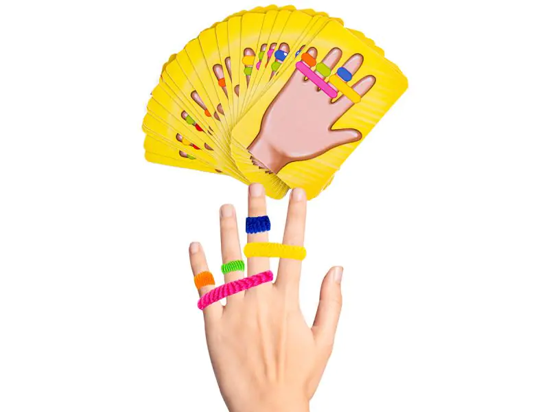 Jogo de Pulseira de Banda Elástica Ding Ding Ring Game Interação pa