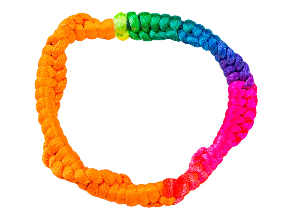 Zestaw Do Tworzenia Biżuterii, Bransoletek, Kolorowe Sznurki + Akcesoria