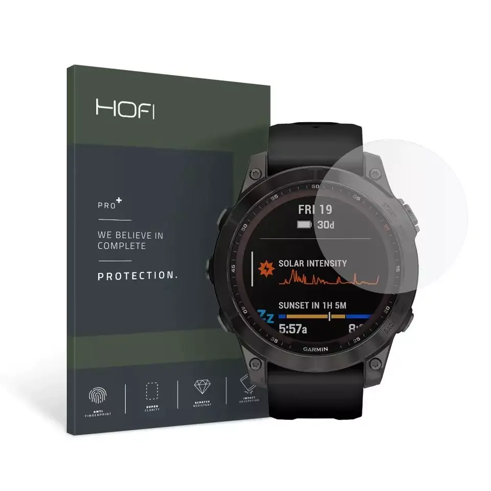 Tempered glass 5D GARMIN FENIX 7 HOFI Glass Pro Wasserman.eu