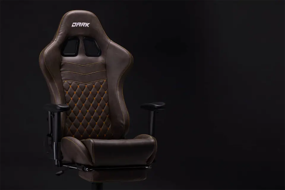 Dark premium gaming chair brown