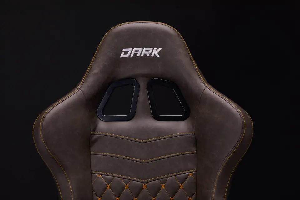 Dark premium gaming chair brown