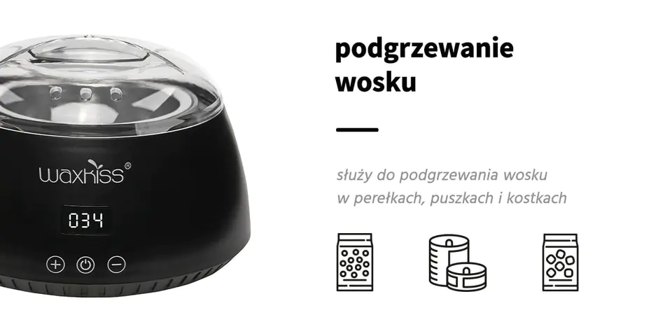 Podgrzewacz wosku FHC-E 2052 500 ml 100W czarny