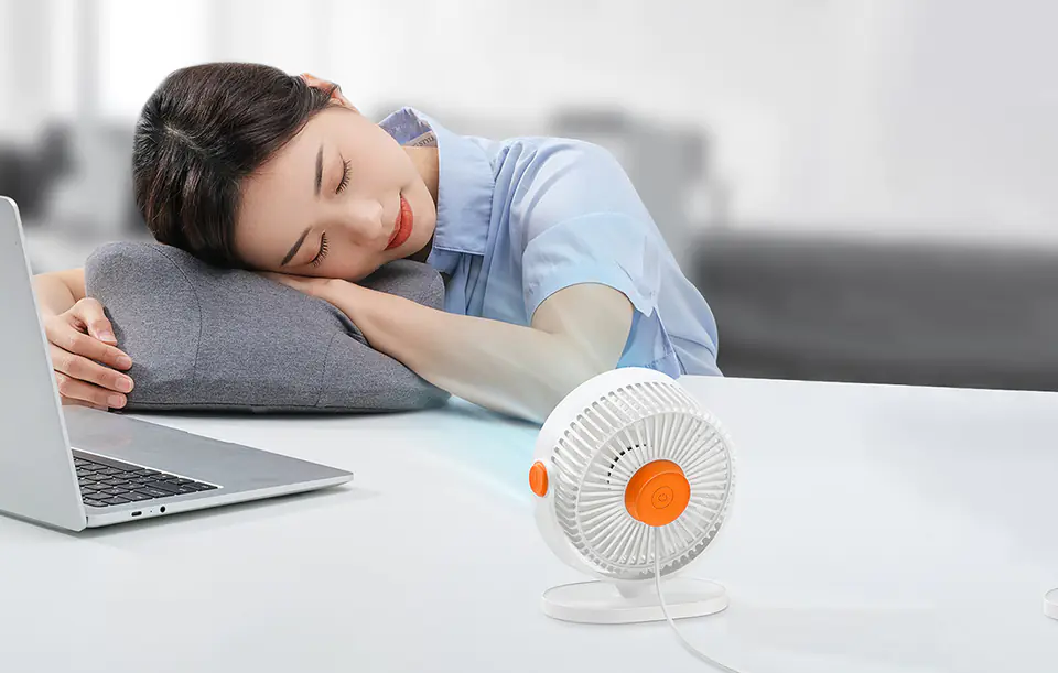 Baseus Serenity desk fan, USB (white)