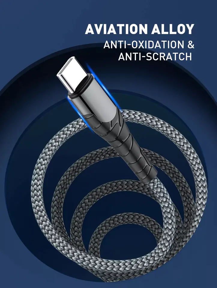 USB-C - Lightning LDNIO 2m grey cable 30W LC112