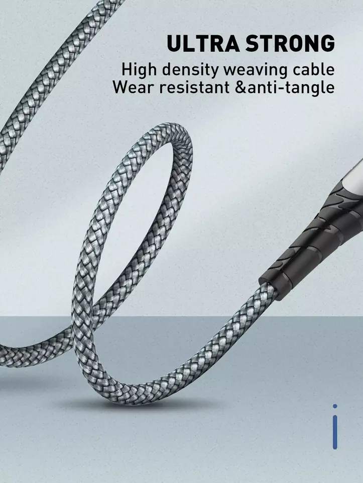 USB-C - Lightning LDNIO 2m grey cable 30W LC112