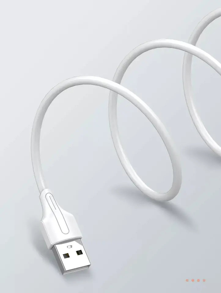 USB-A - Lightning LDNIO 3m 2.4A cable white LS543L
