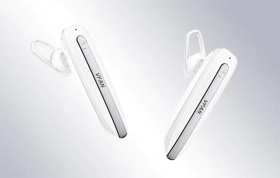 Bluetooth 5.0 Earphone Vipfan BE03 (white)