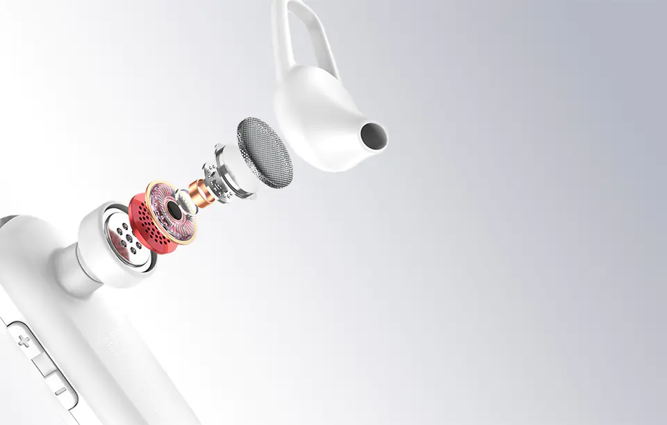 Bluetooth 5.0 Earphone Vipfan BE03 (white)