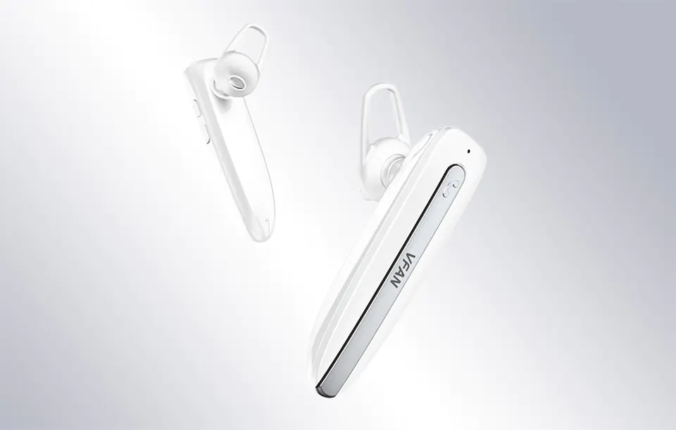 Bluetooth 5.0 Earphone Vipfan BE03 (white)