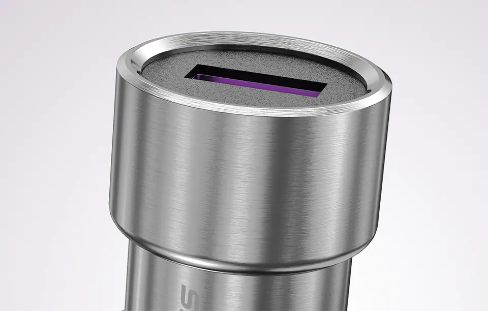 Car charger Vipfan C07, USB, 5A (silver)