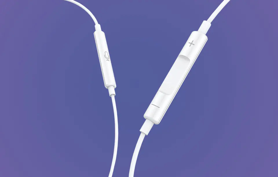 Vipfan Classic M04 wired in-ear headphones (white)