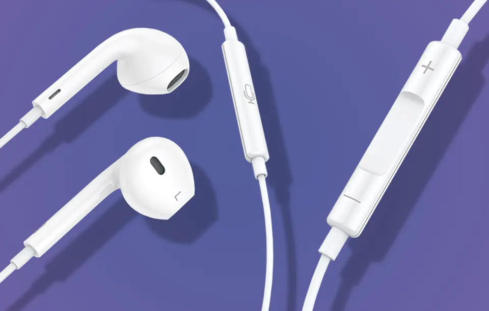 Vipfan Classic M04 wired in-ear headphones (white)