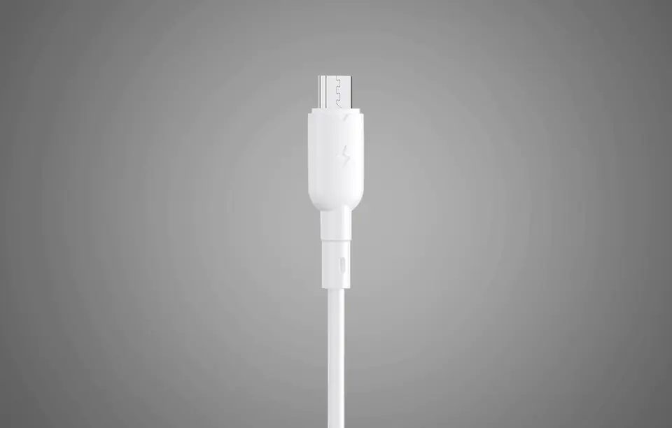 Kabel USB do Micro USB VFAN Colorful X11, 3A, 1m (biały)