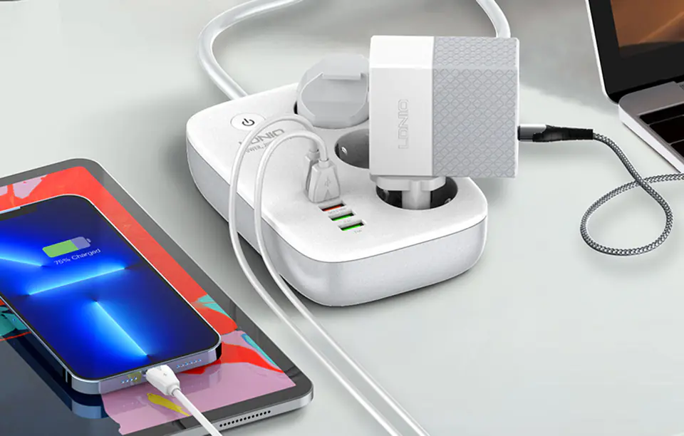 Smart Wi-Fi Power Strip LDNIO SEW3452 (white)