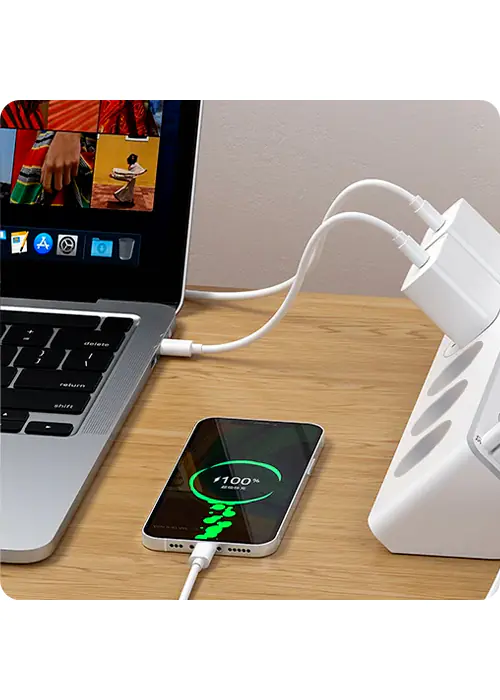 Power Strip with Charger 10 AC 1 USB-C 5 USB