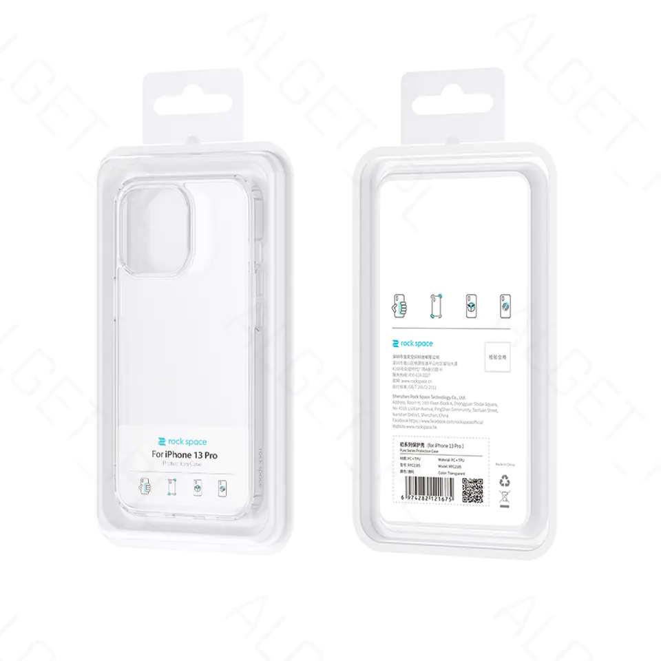 ROCK SPACE Pure Case for iPhone 13 Pro Max - 6,7