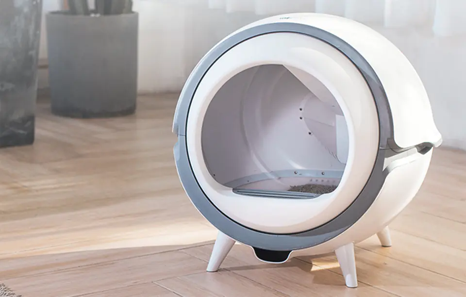 Petwant smart self-cleaning cat litter box