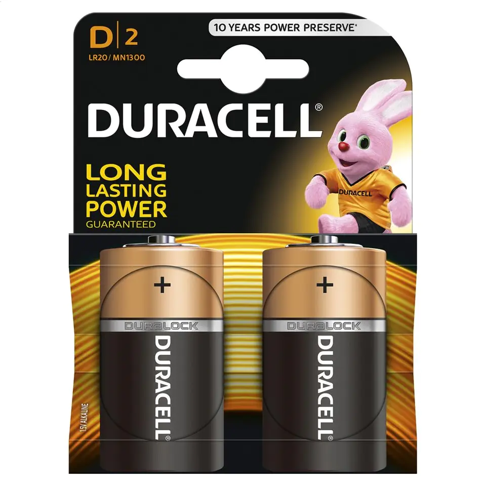 Basics D Cell Everyday Alkaline Batteries -Pack of 4