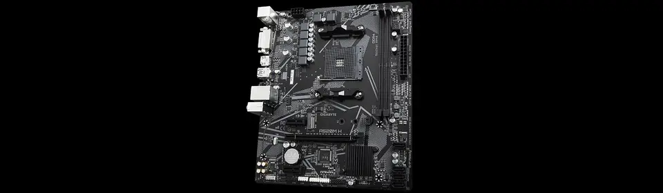 Gigabyte A520M H 1.0 Processor family AMD, Processor socket AM4, DDR4 DIMM, Memory slots 2, Chipset AMD A, Micro ATX