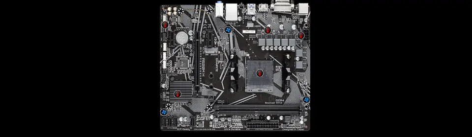 Gigabyte A520M H 1.0 Processor family AMD, Processor socket AM4, DDR4 DIMM, Memory slots 2, Chipset AMD A, Micro ATX