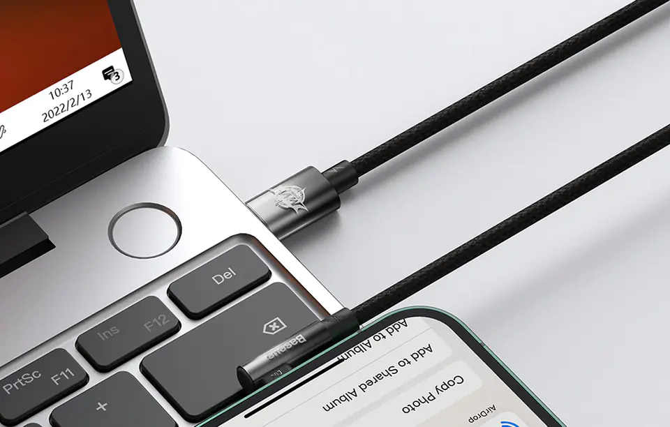 USB-C to Lightning Baseus MVP Cable 20W 1m (Black)
