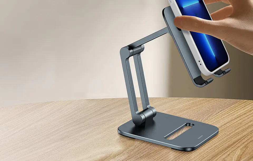 Baseus Biaxial Phone Stand Stand (Grey)