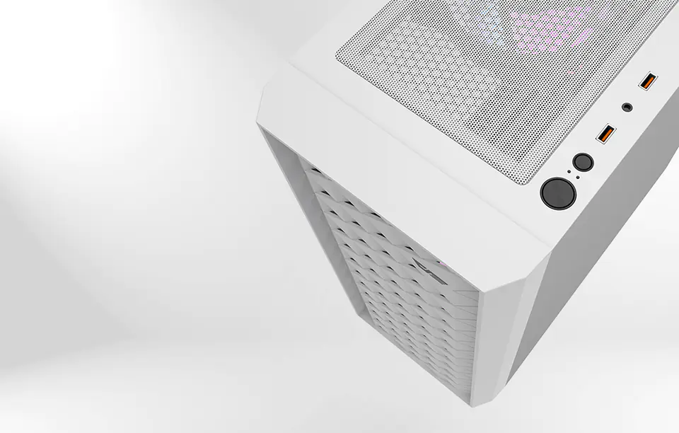 Computer case Darkflash DK351 + 4 fans (white)