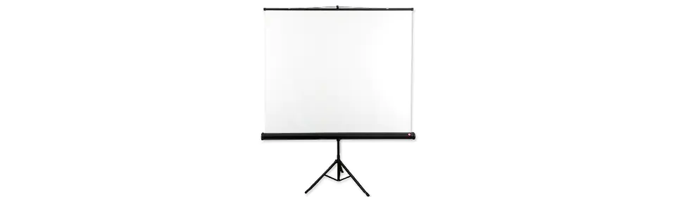 Ekran projekcyjny na stojaku AVTEK Tripod Standard 150 (rozwijane ręcznie; 150 x 150 cm; 1:1; 83")