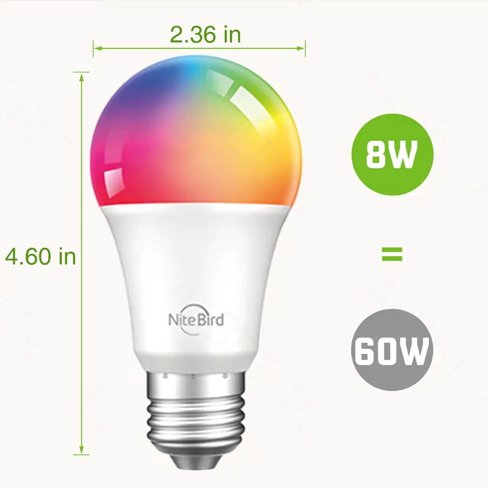 GOSUND Smart LED Bulb E27 8W RGB