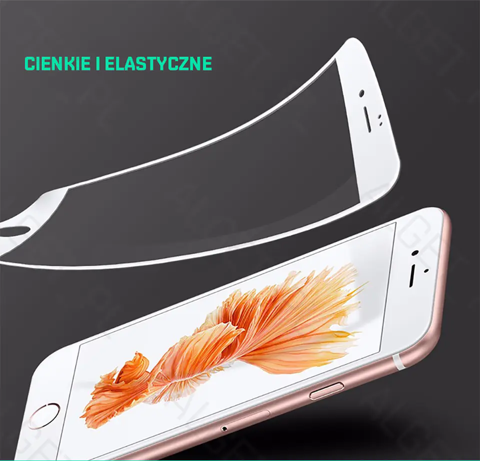 Tempered glass FULL 3D ROCK iPhone 6/6S PLUS Black