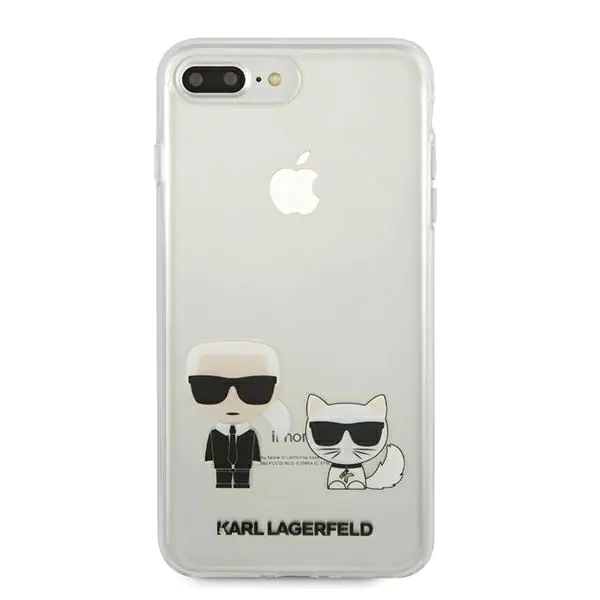 Karl Lagerfeld KLHCI8LCKTR iPhone 7/8 Plus hardcase Transparent Karl & Choupette