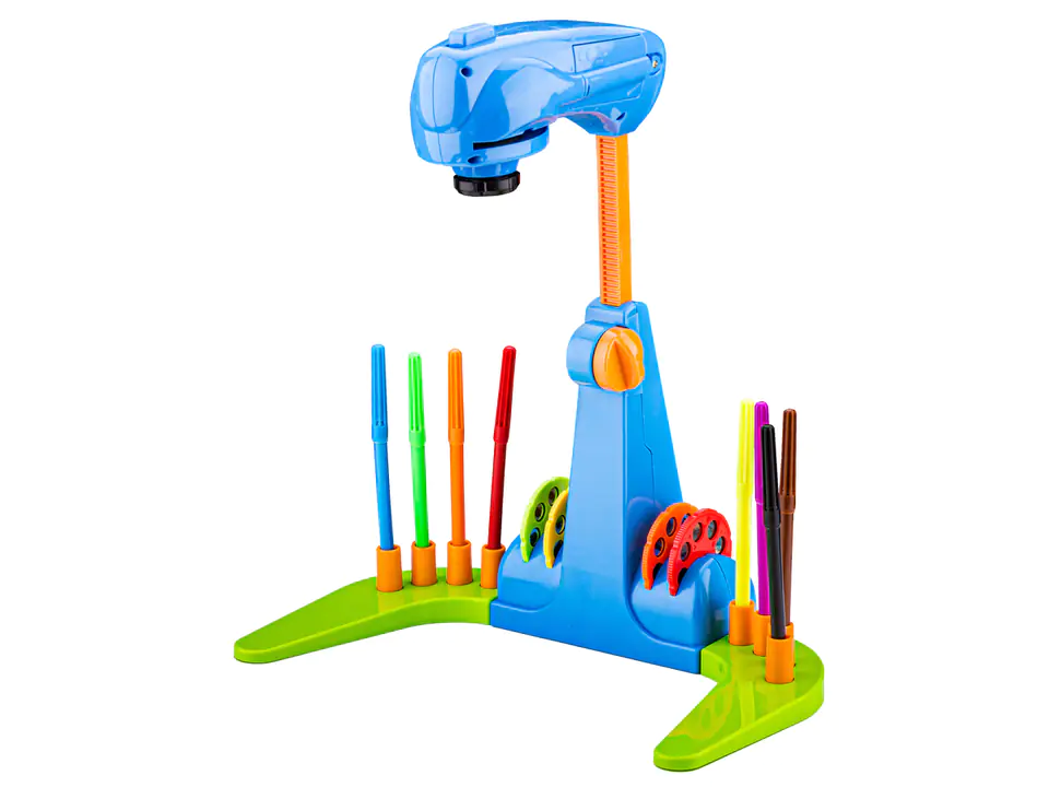 Projektor, Rzutnik Do Nauki Rysowania Malowania + Akcesoria NIEBIESKI