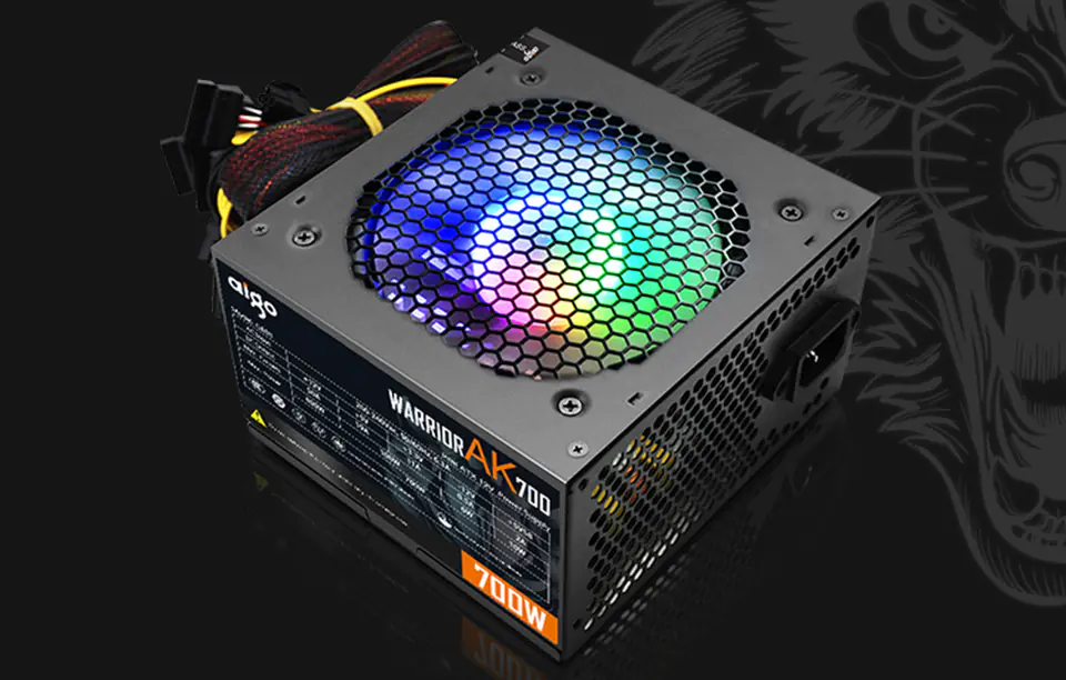 Aigo AK700 RGB Power Adapter (Black)
