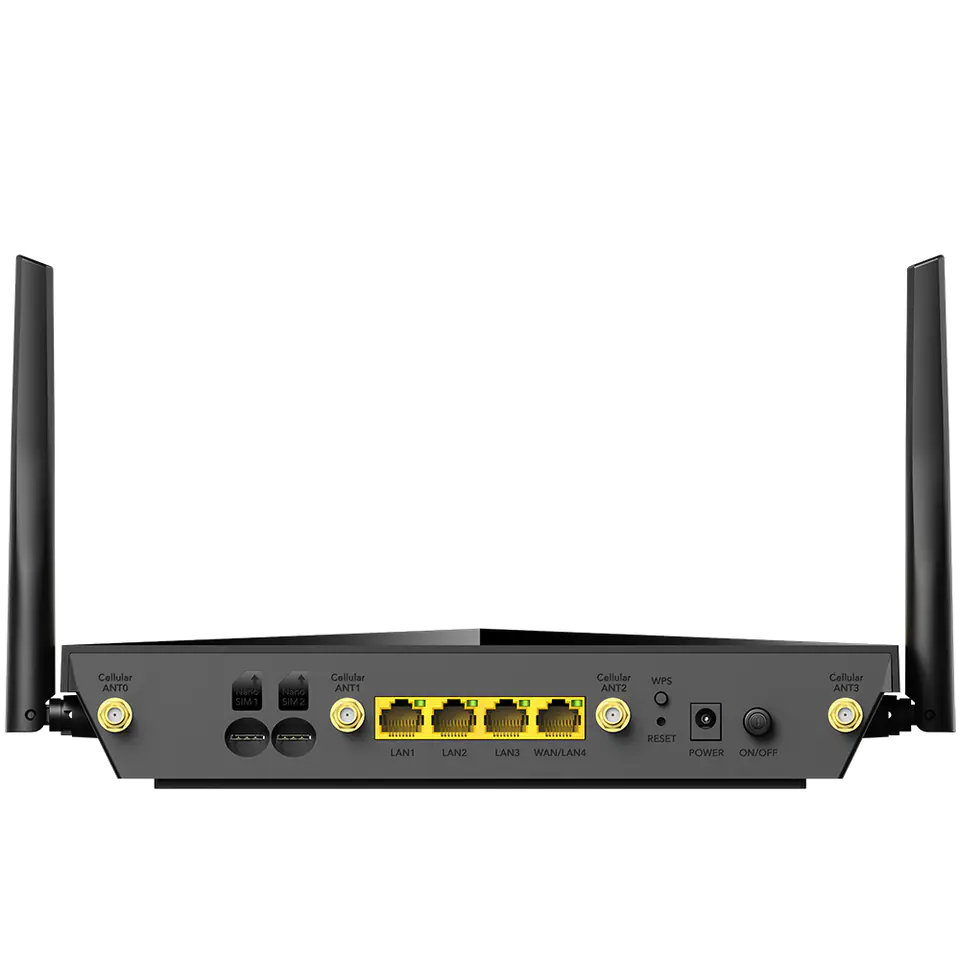 5G NR AX3000 Cellular Gateway Router, Wi-Fi 6, Dual-SIM, OpenVPN, WireGuard, OpenWrt