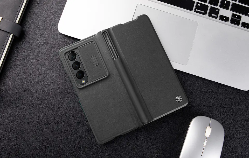 Nillkin Qin Leather Pro Case for SAMSUNG Z Fold 4 5G (Black)