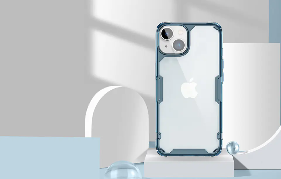 Etui Nillkin Nature TPU Pro do Apple iPhone 14 Plus (niebieskie)